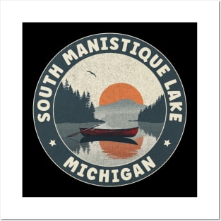 South Manistique Lake Michigan Sunset Posters and Art